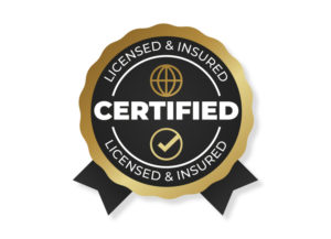 Licensed & Insured Certified